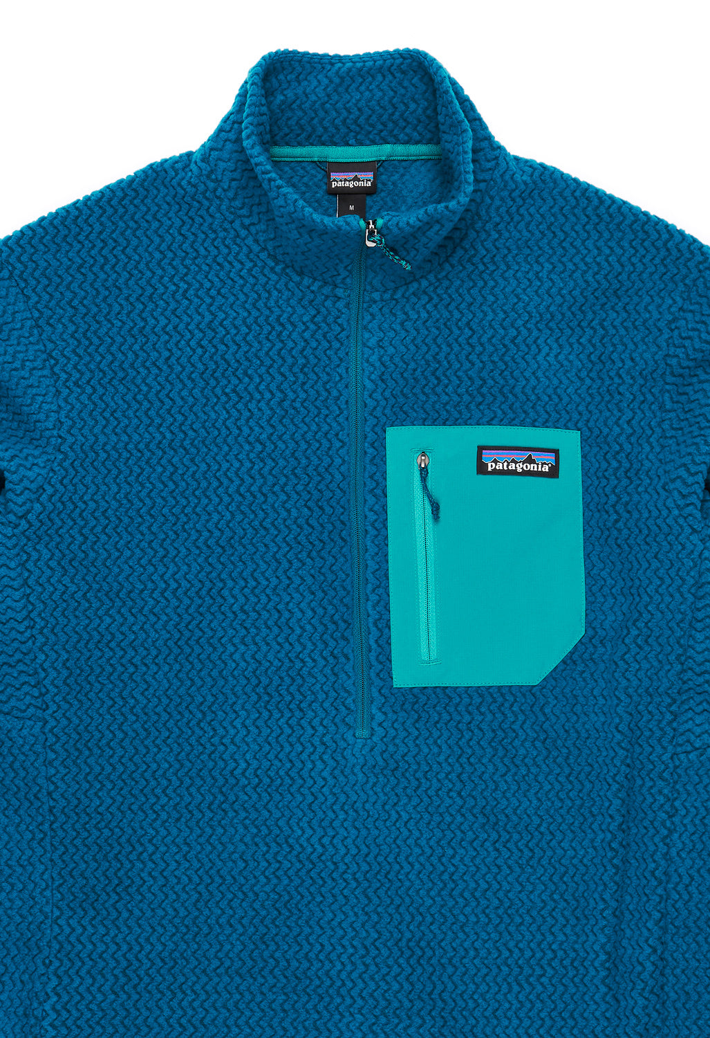 Patagonia Men's R1 Air Zip Neck - Lagoon Blue