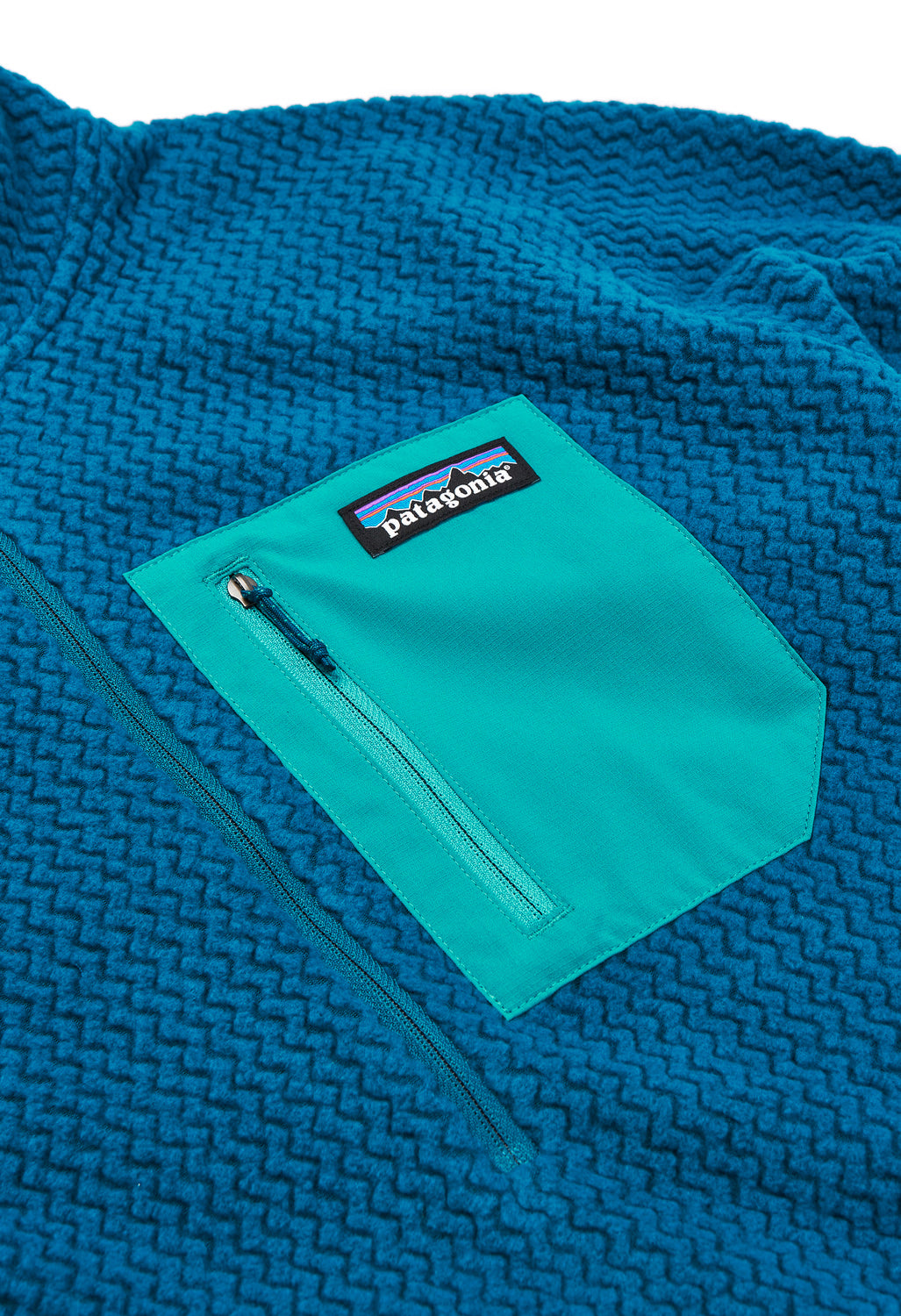 Patagonia Men's R1 Air Zip Neck - Lagoon Blue