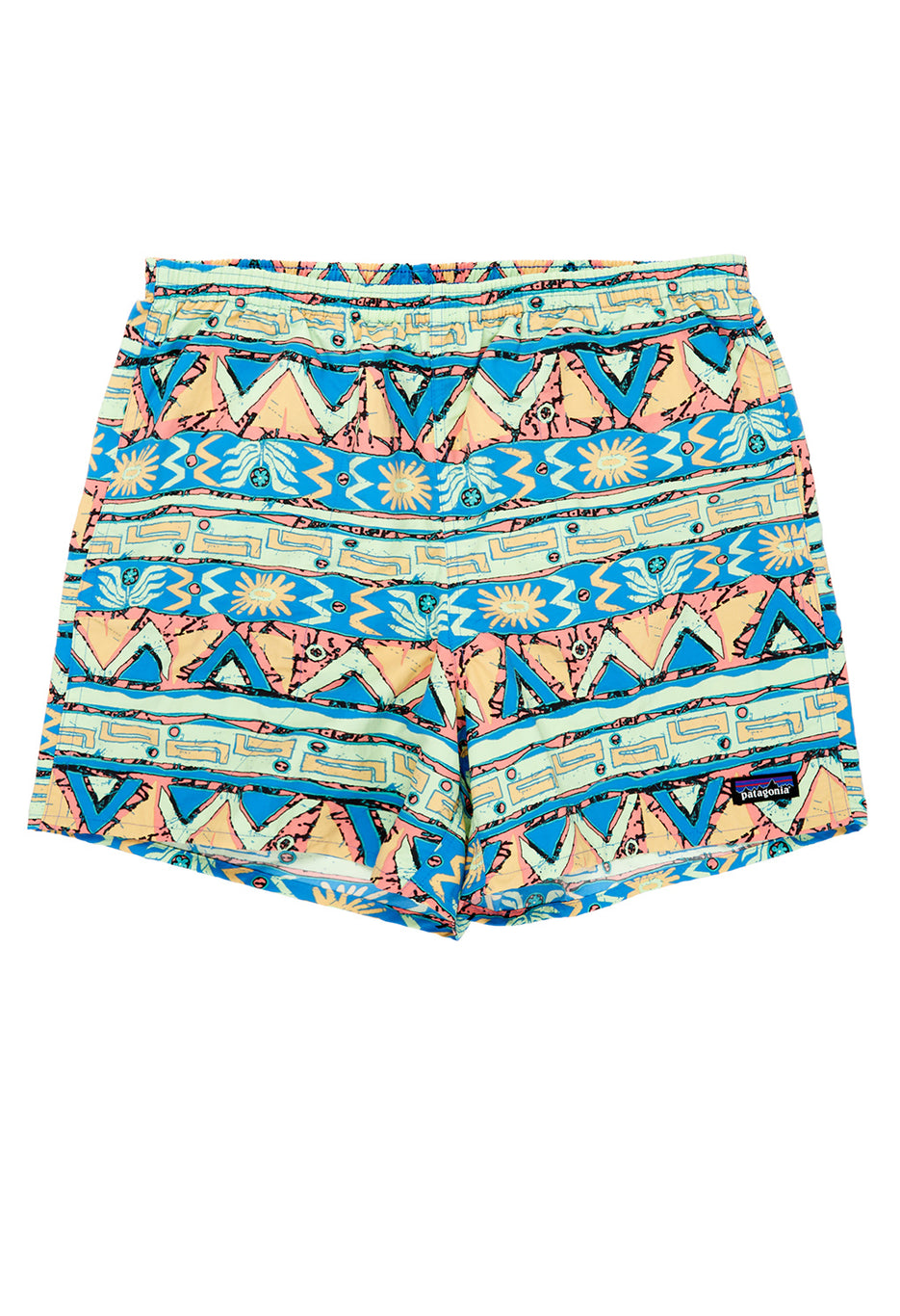 Patagonia Men's Baggies Shorts - 5 in. - High Hopes Geo: Salamander Green