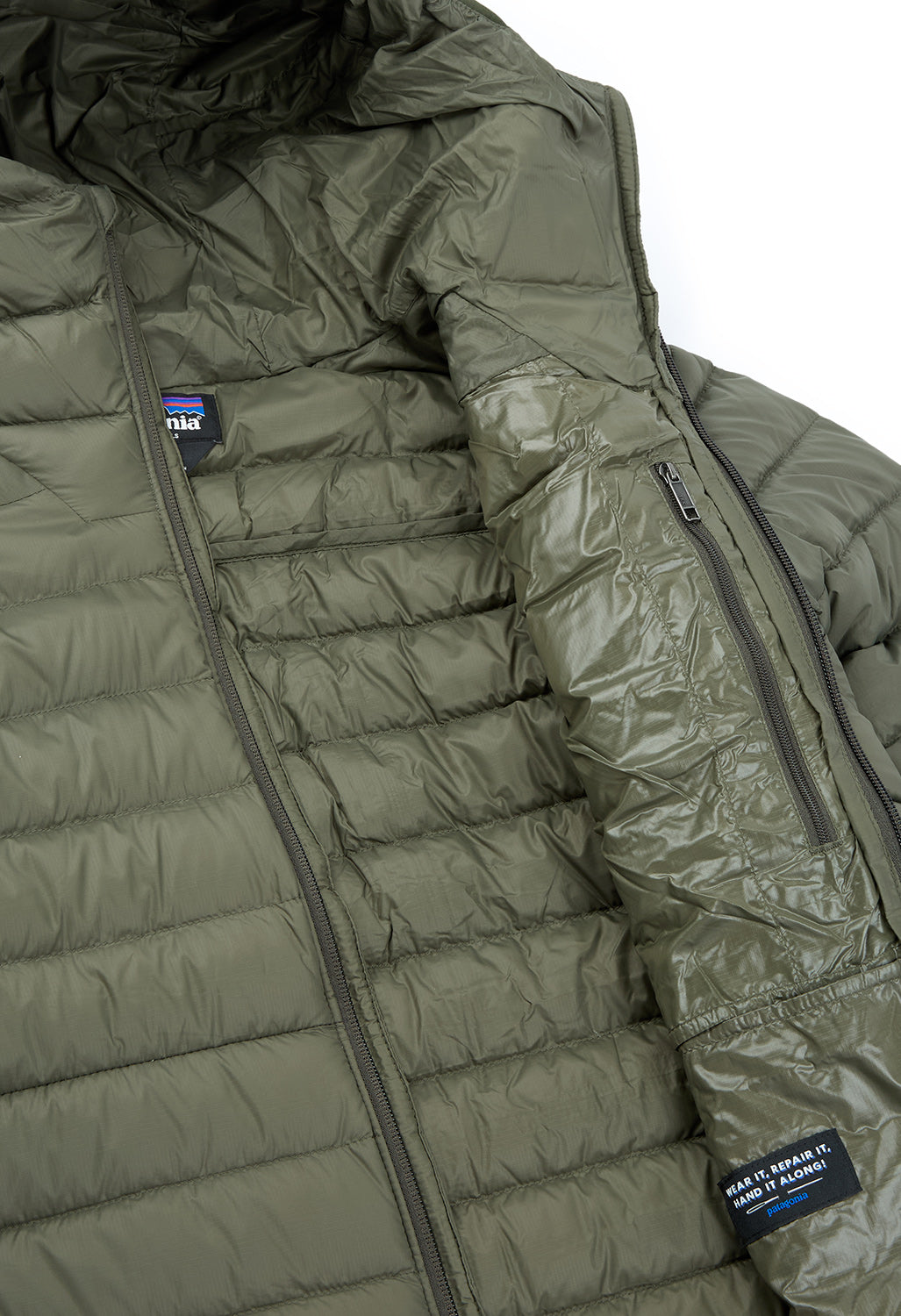 Patagonia Men's Down Sweater Hoodie - Pine Needle Green