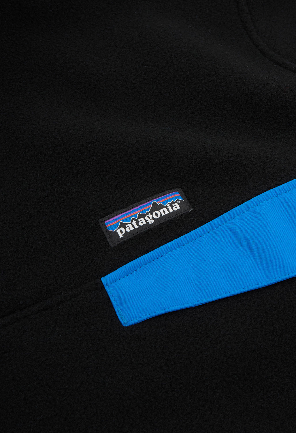 Patagonia Lwt Synchilla Snap-T Men's Pullover - Black / P6 Blue