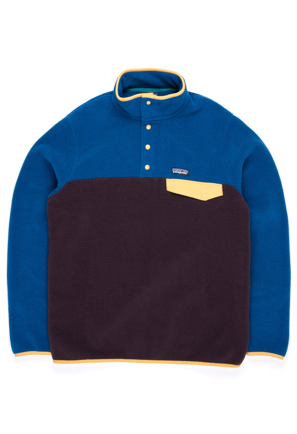 Patagonia Men's Lightweight Synchilla Snap-T Pullover - Obsidian Plum ...