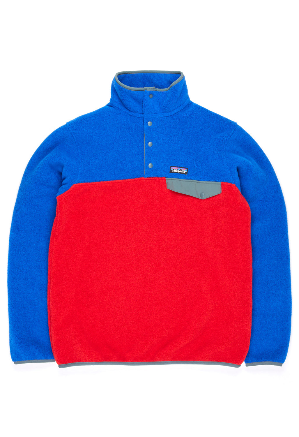 Patagonia Men's Lightweight Synchilla Snap-T Pullover - Touring Red