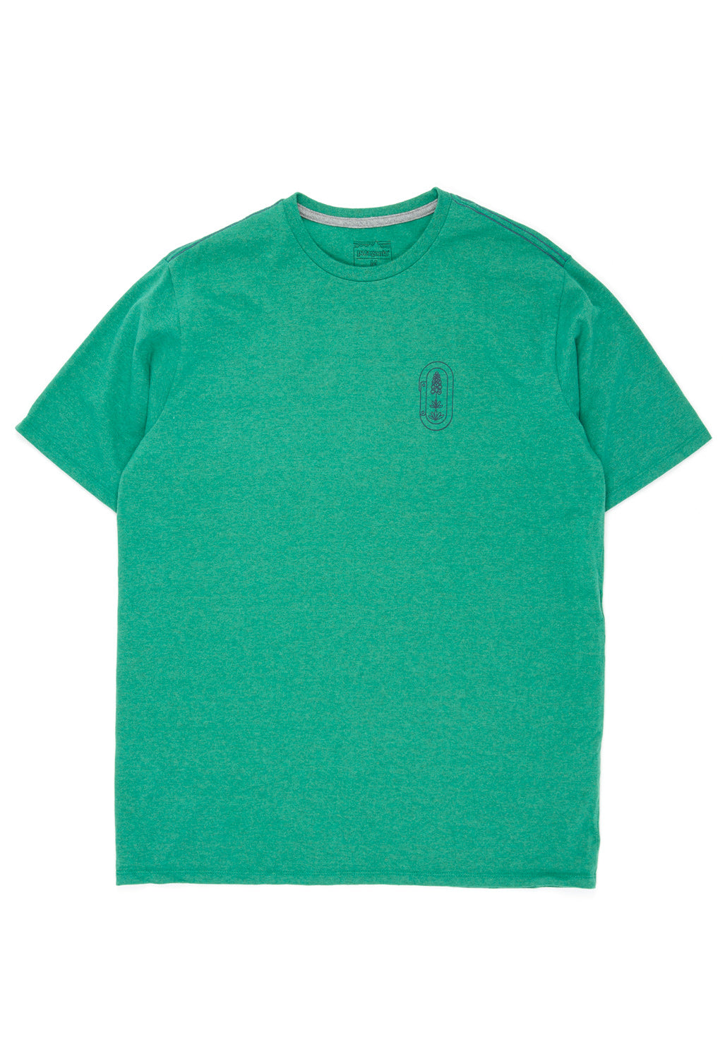 Patagonia Men s Clean Climb Trade Responsibili Tee Clean Climb Bloom Gather Green