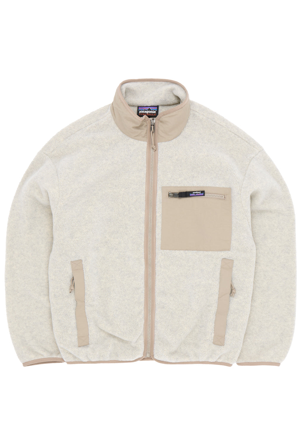 Patagonia Women's Synchilla Fleece Jacket - Oatmeal Heather / Seabird Grey
