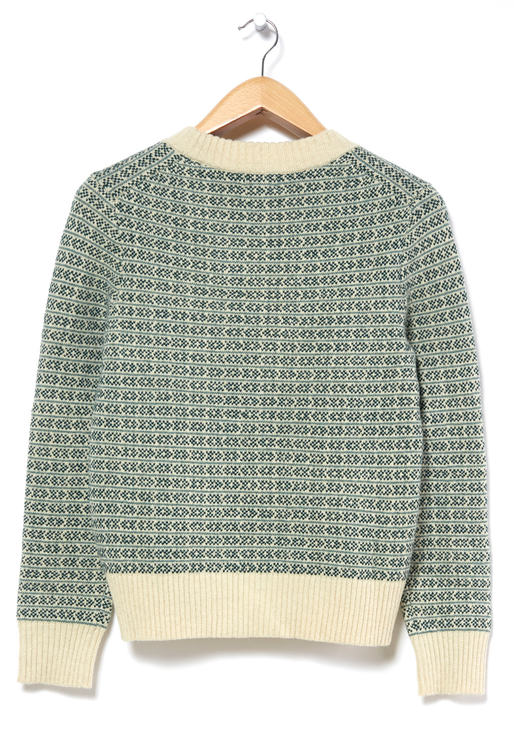 Patagonia Recycled Wool  Crewneck Sweater - Natural/Sapling