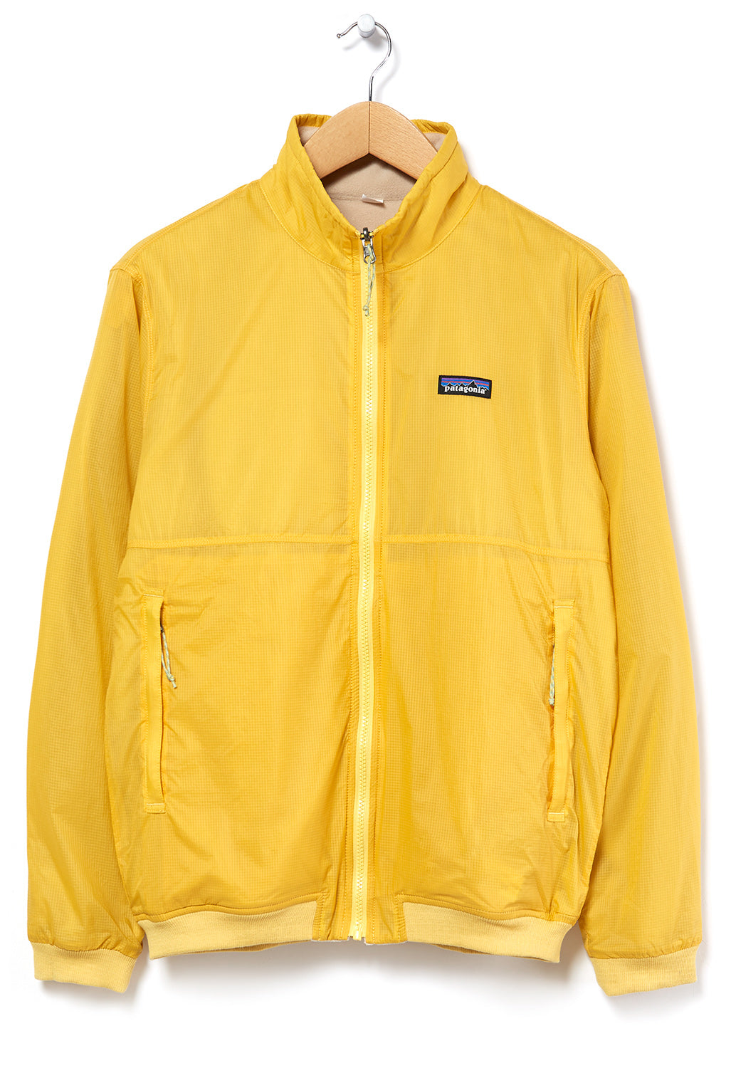 Patagonia Men's Reversible Shelled Microdini Jacket Surfboard Yellow