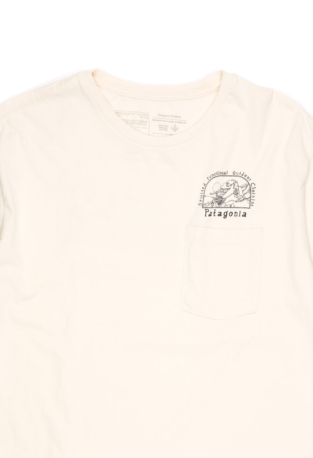Patagonia Men's Lost & Found Organic Pocket T-Shirt - Undyed Natural