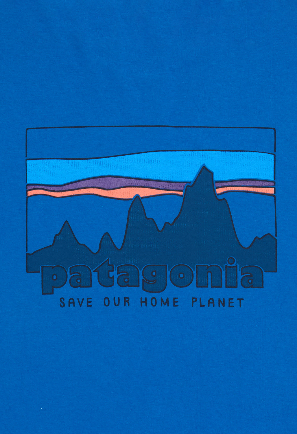 Patagonia Men's '73 Skyline Organic T-Shirt - Endless Blue