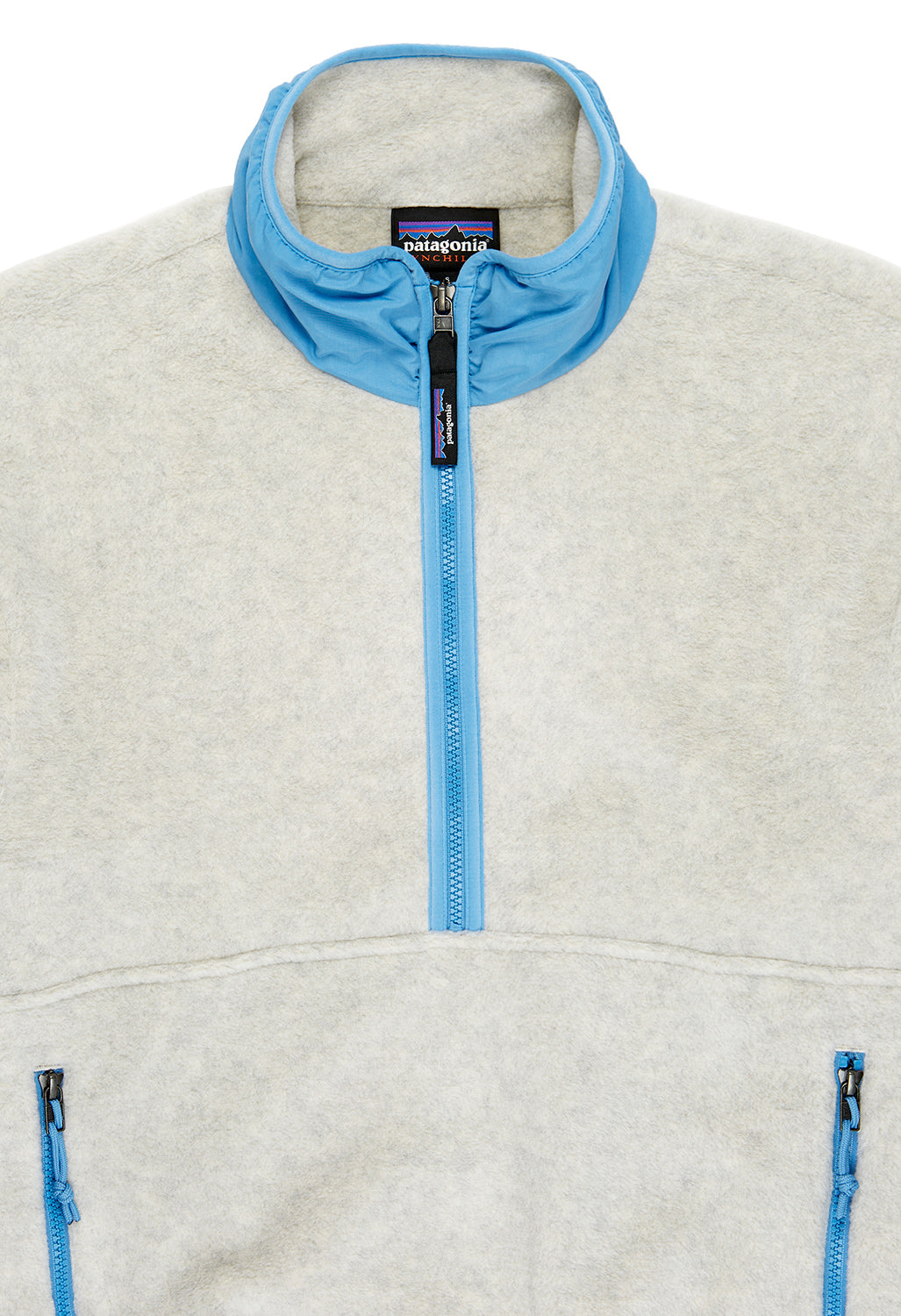 Patagonia Women's Synchilla Marsupial - Oatmeal Heather w/Blue Bird