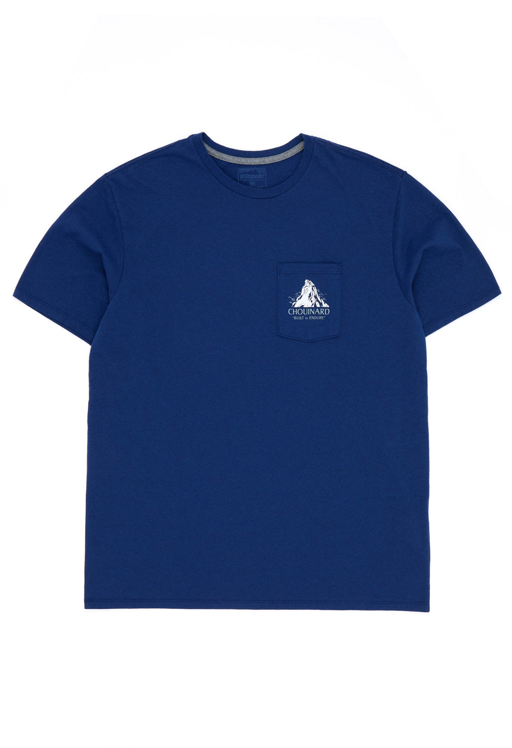 Patagonia Men's Chouinard Crest Pocket Responsibili-Tee - Clement Blue