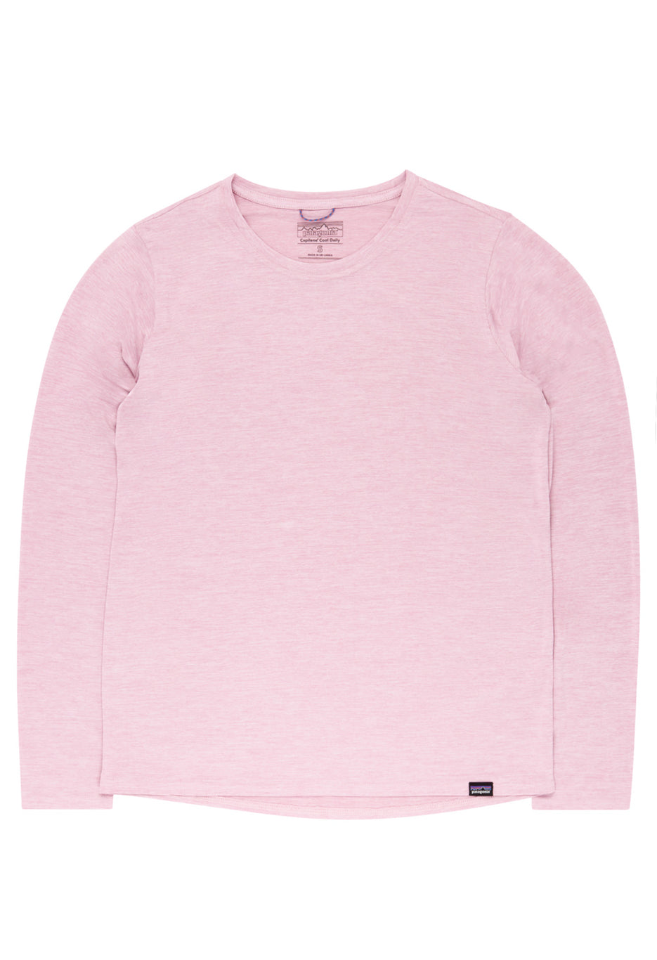 Patagonia Women's Long Sleeve Cap Cool Daily Shirt - Milkweed Mauve - Light Milkweed Mauve X-Dye
