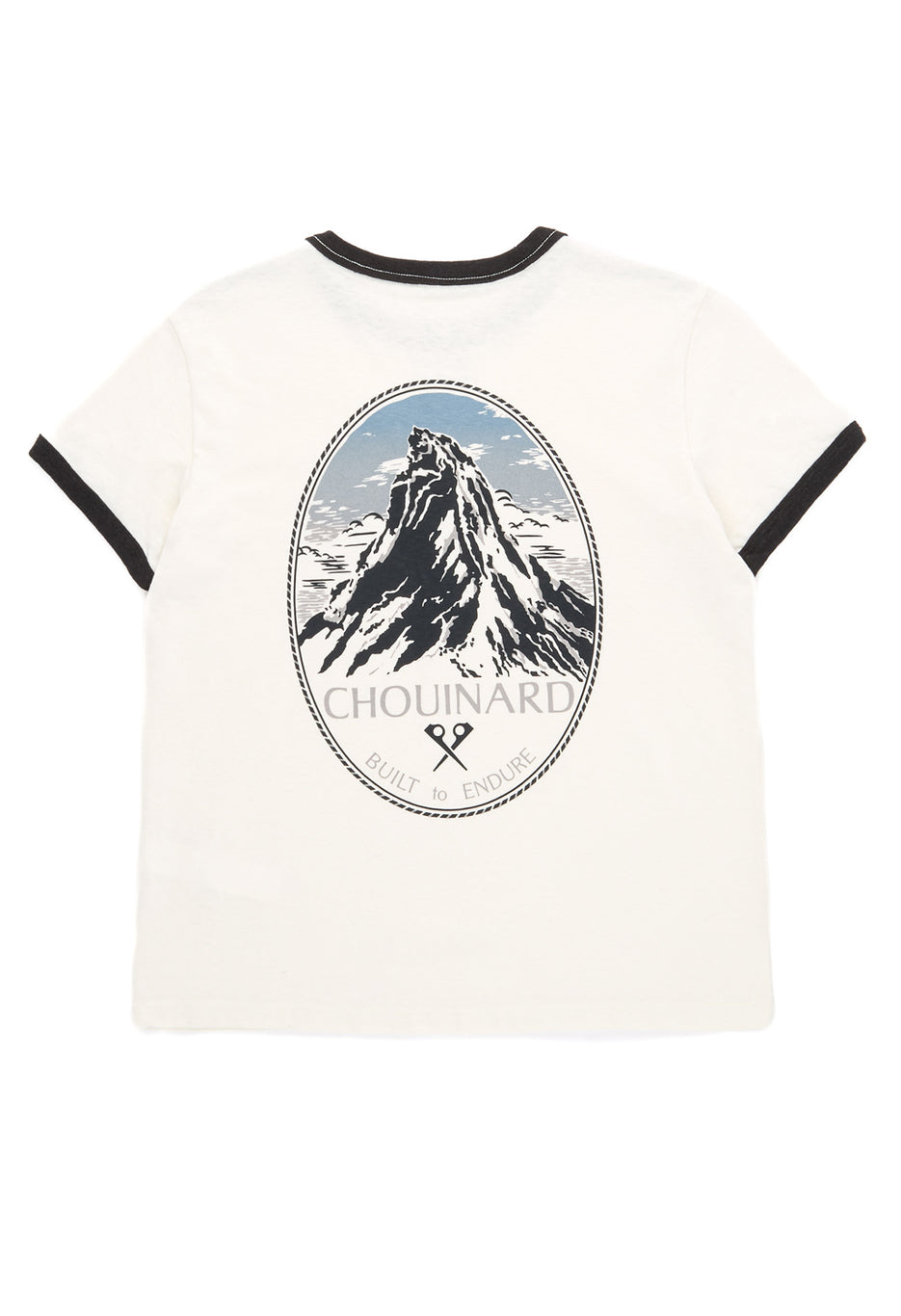 Patagonia Women's Chouinard Crest Ringer Responsibili-Tee - Birch White