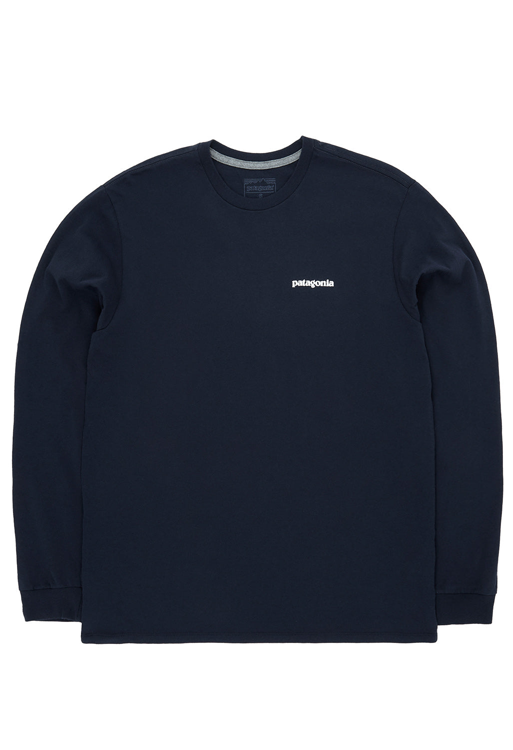 Patagonia Men's P-6 Logo Long Sleeve Responsibili-Tee - New Navy
