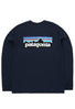 Patagonia Men's P-6 Logo Long Sleeve Responsibili-Tee - New Navy