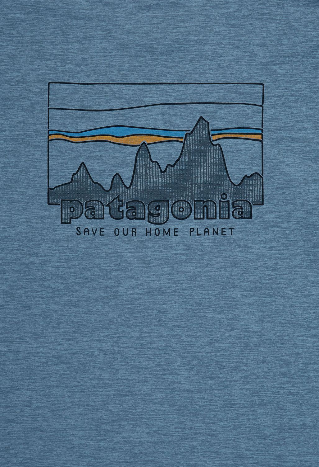 Patagonia Men s Cap Cool Daily Graphic Shirt 73 Skyline Utility Blue X Dye