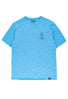Patagonia Men's Cap Cool Daily Graphic Shirt - Lands - Clean Climb Bloom: Vessel Blue X-Dye