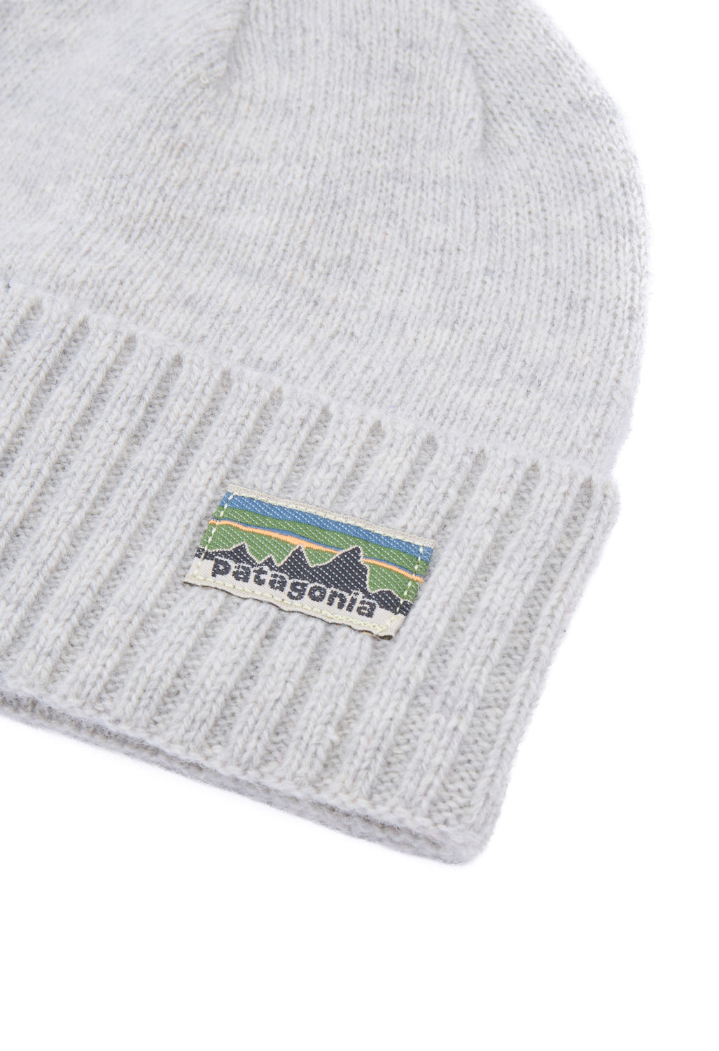 Patagonia Brodeo Beanie - OG Legacy Label / Crisp Grey