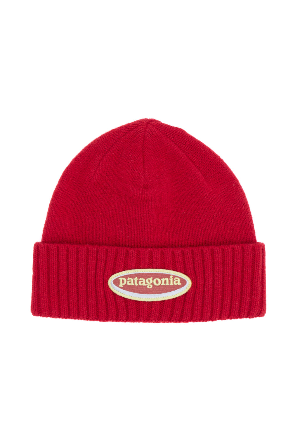 Patagonia Brodeo Beanie - Oval Logo / Amanita Red