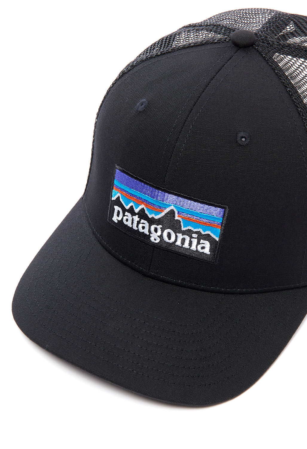 Patagonia P-6 Logo Trucker Hat - Black – Outsiders Store UK