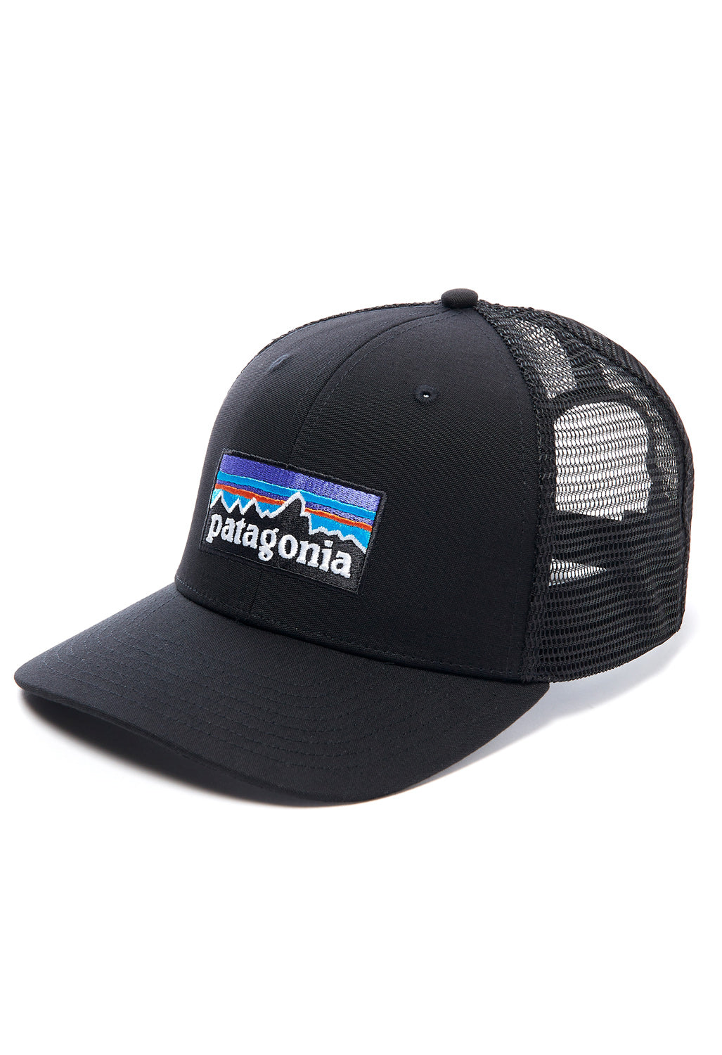 Patagonia P-6 Logo Trucker Hat - Black