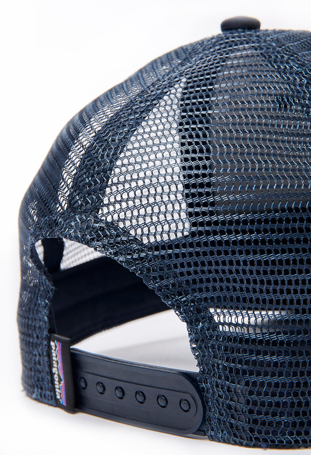 Patagonia P-6 Logo Trucker Hat - Navy Blue