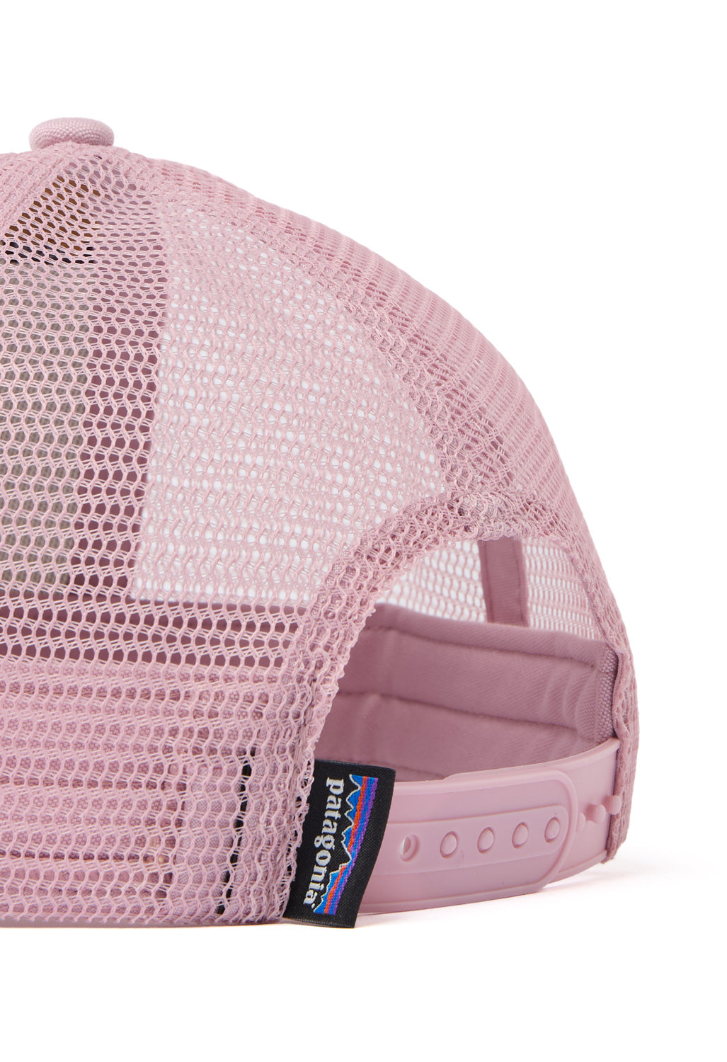 Patagonia P-6 Logo Trucker Hat - White / Quiet Violet