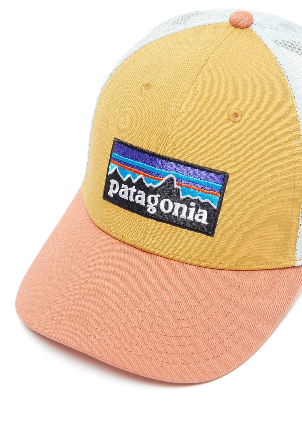 Patagonia P-6 Logo LoPro Trucker Hat - Pufferfish Gold – Outsiders Store UK