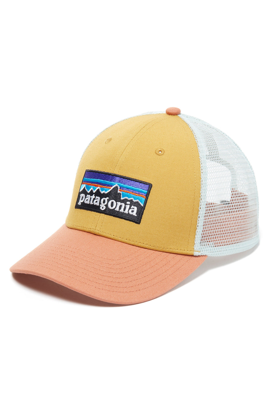 Patagonia P-6 Logo LoPro Trucker Hat - Pufferfish Gold