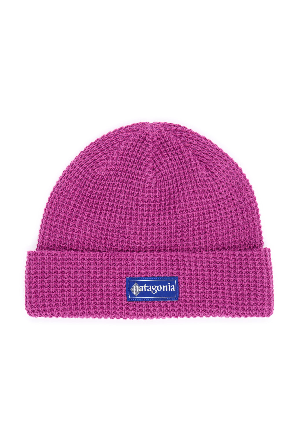 Patagonia Snowdrifter Beanie - Hut Tripper Label / Amaranth Pink