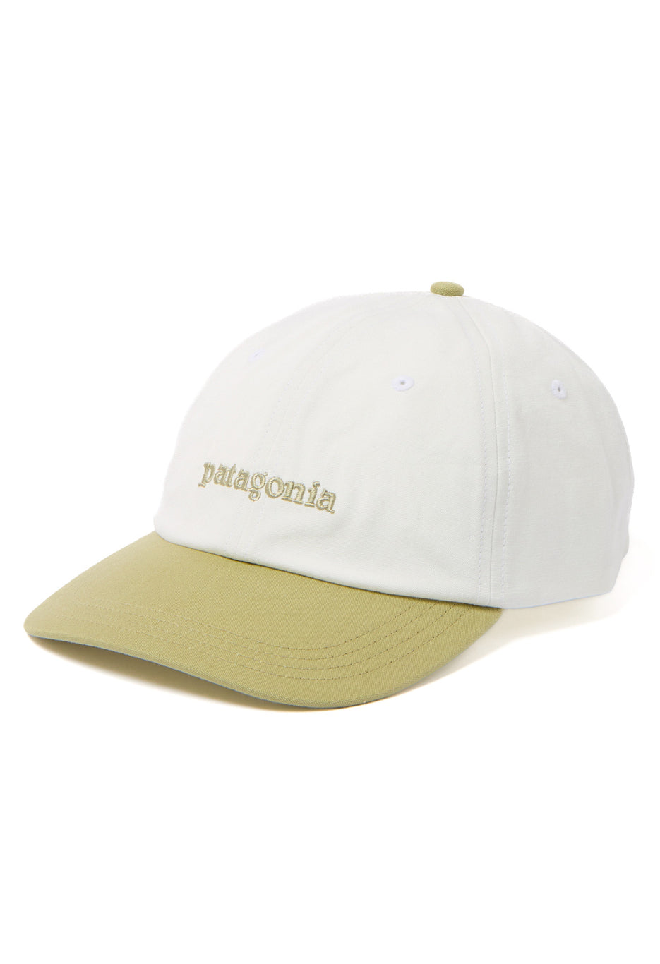 Patagonia Fitz Roy Icon Trad Cap - Birch White / Gumtree Green