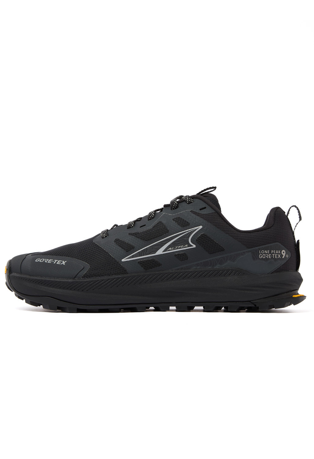 Altra Men's Lone Peak 9+ GTX Trainers - Black / Black