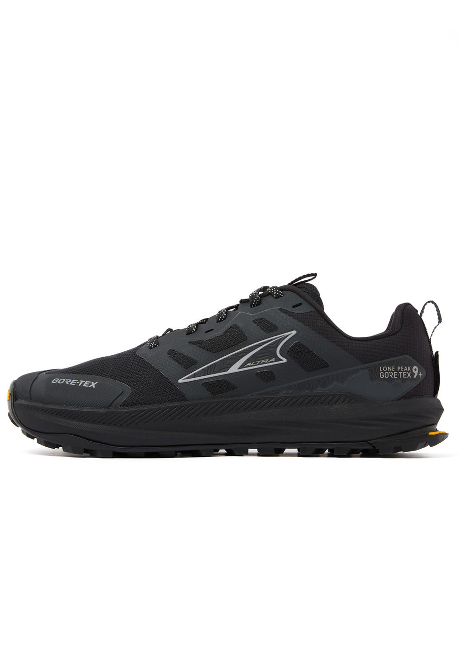 Altra Men's Lone Peak 9+ GTX Trainers - Black / Black
