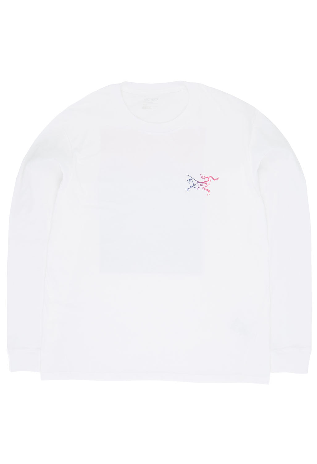 Arc'teryx Men's Kragg Cotton Heatmap Long Sleeve T Shirt - White Light / Multi