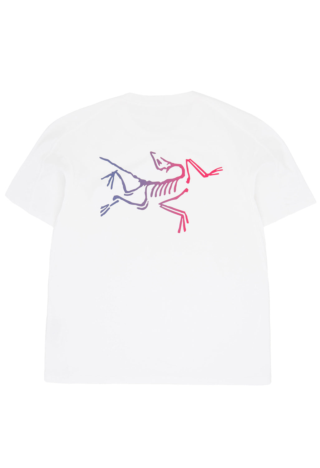 White Arcteryx Mens T Shirt Arc'Multi Bird Logo Long Sleeve T