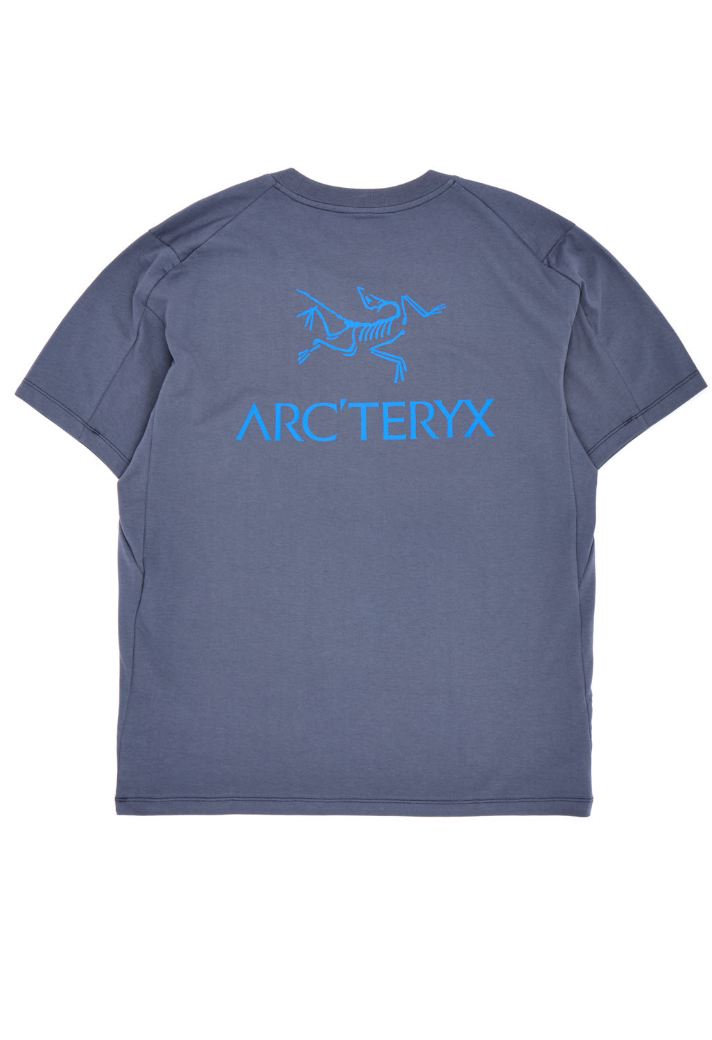 Arc'teryx Men's SL Cotton Bird Word Short Sleeved T-Shirt - Dark Stratus / Fluidity