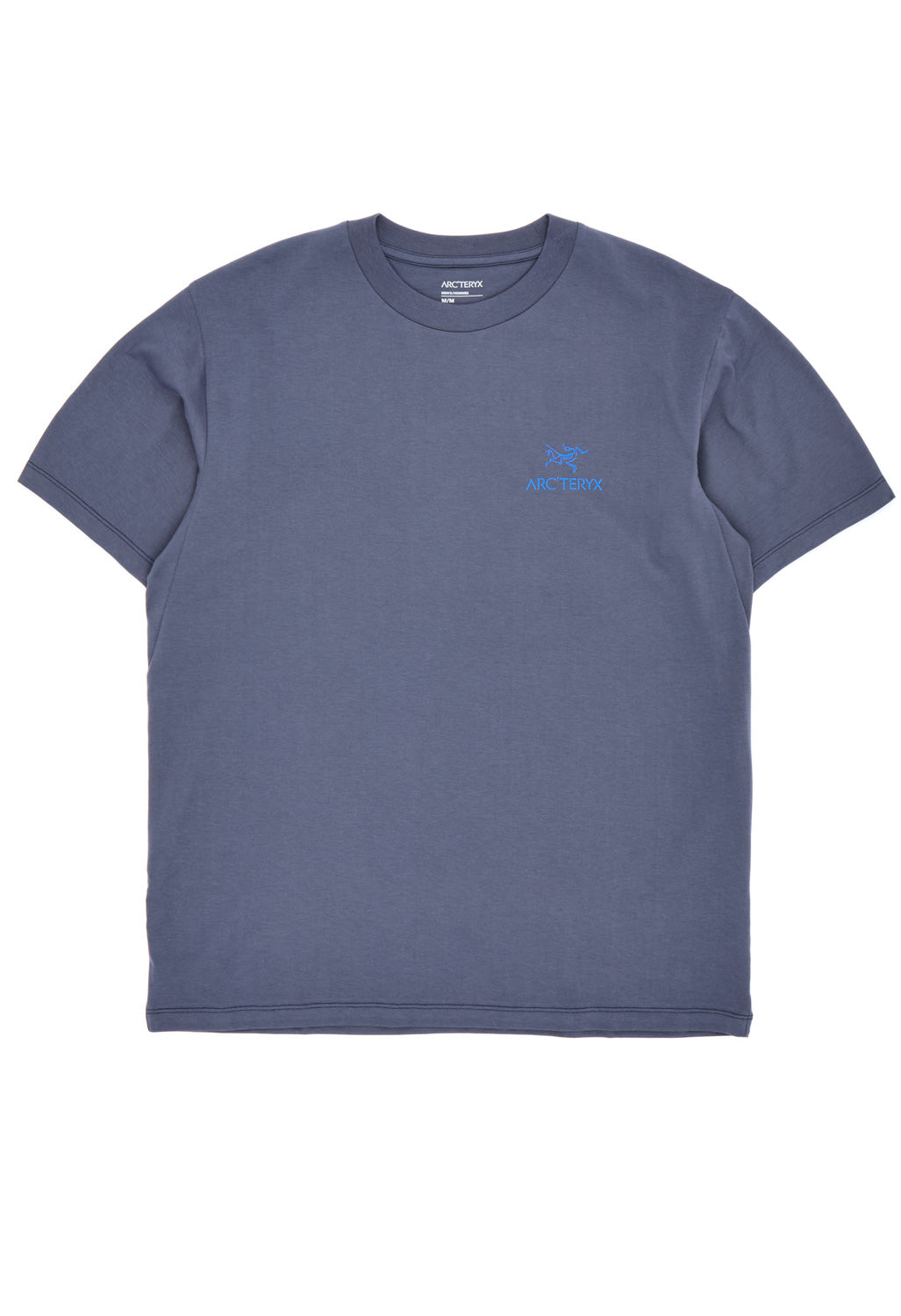 Arc'teryx Men's SL Cotton Bird Word Short Sleeved T-Shirt - Dark Stratus / Fluidity