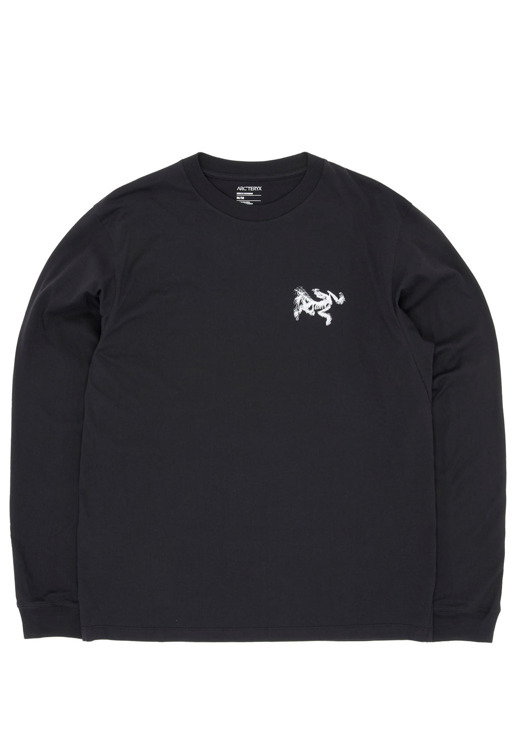 Arc'teryx Men's Kragg SL Bird Tile Long Sleeve T-Shirt - Black / Arctic Silk