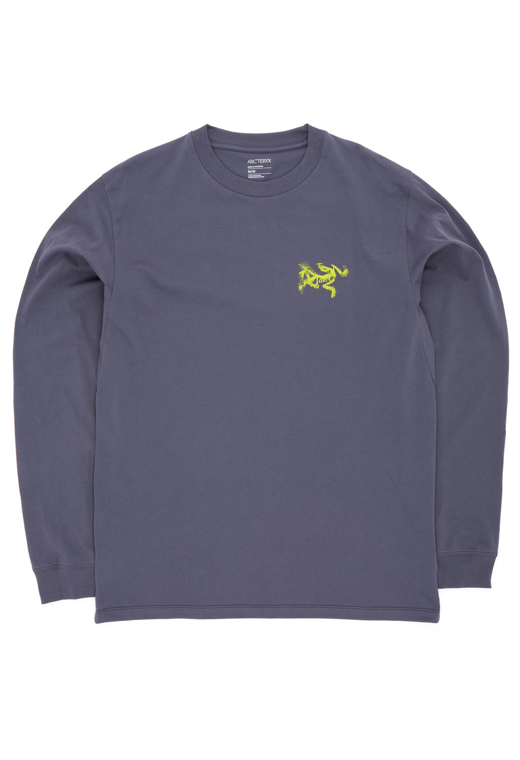 Arc'teryx Men's SL Cotton Bird Tile Long Sleeved T-Shirt - Dark Stratus / Euphoria