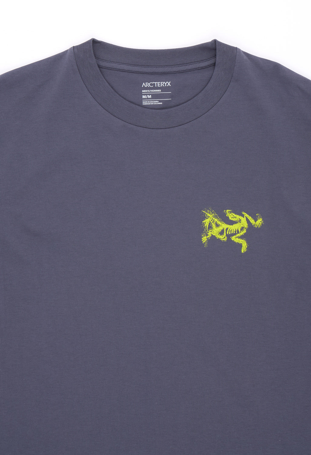 Arc'teryx Men's SL Cotton Bird Tile Long Sleeved T-Shirt - Dark Stratus / Euphoria