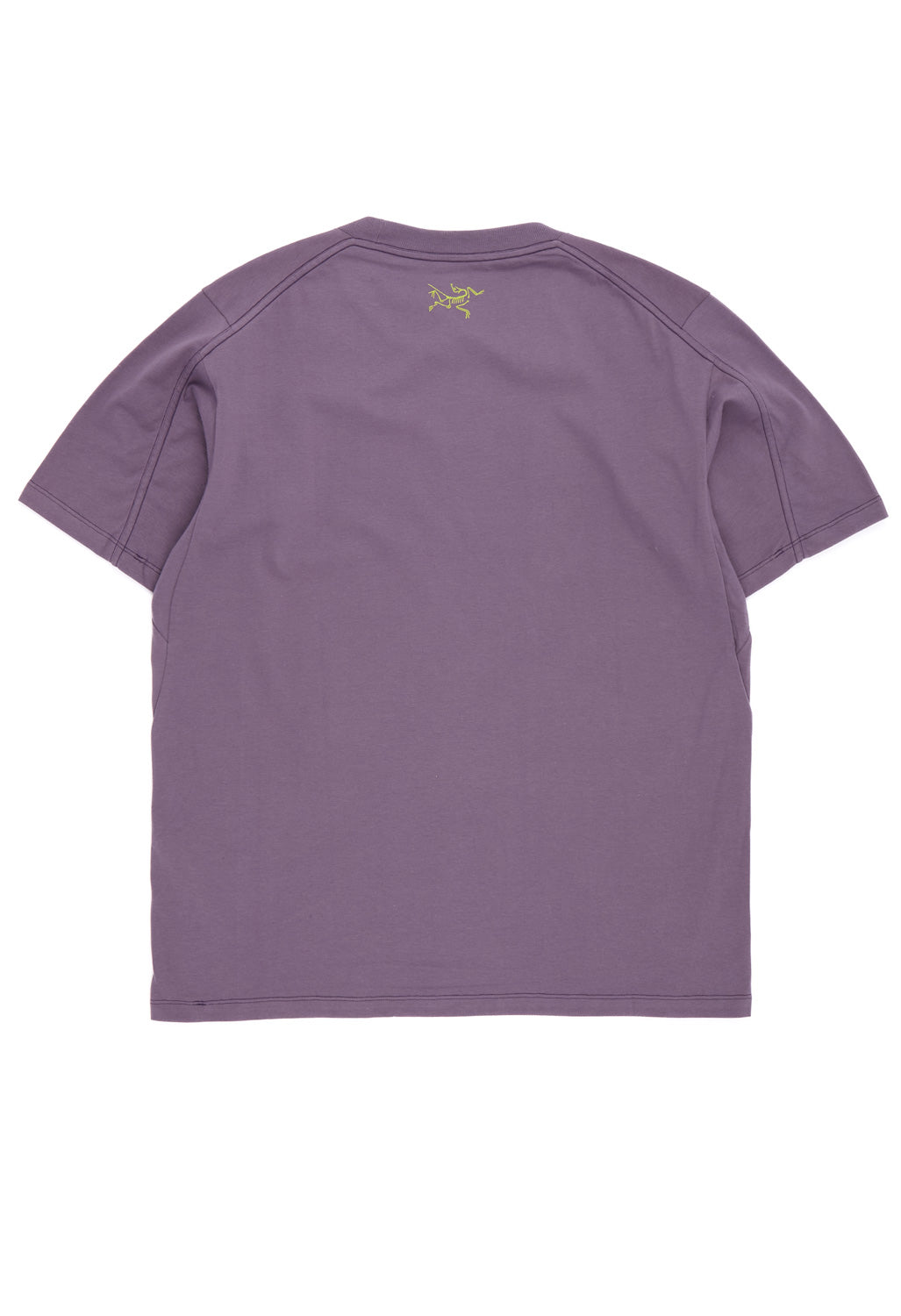 Arc'teryx Men's Kragg Cotton Lithographica Short Sleeved T-Shirt - Lt Moondrop