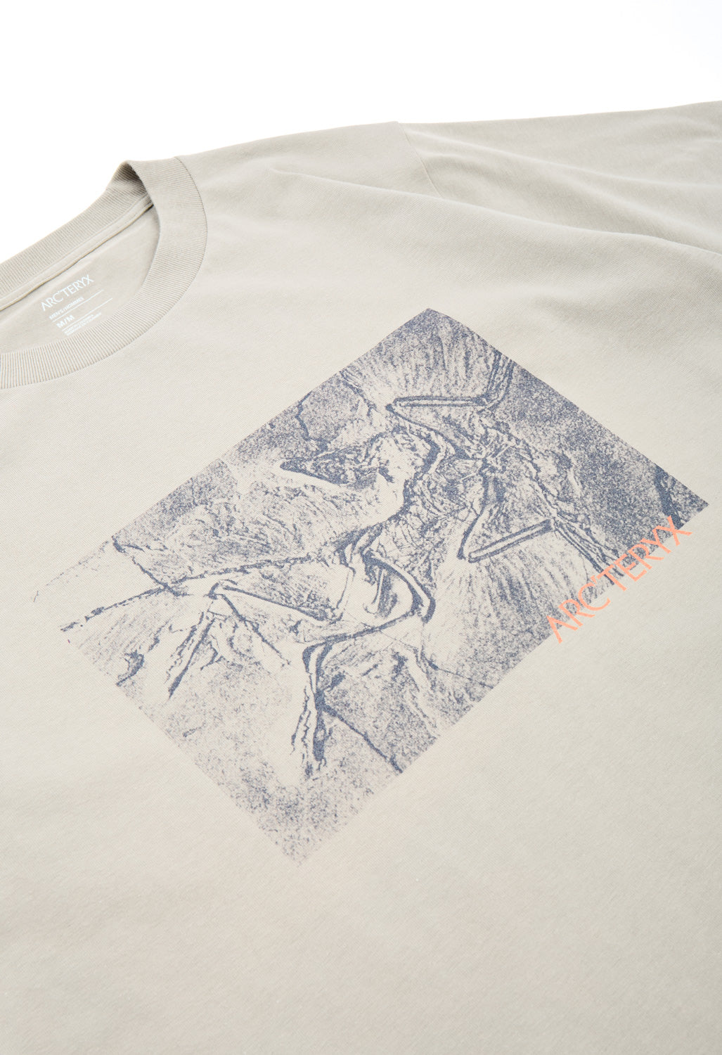 Arc'teryx Men's Kragg Cotton Lithographica Short Sleeved T-Shirt - Habitat