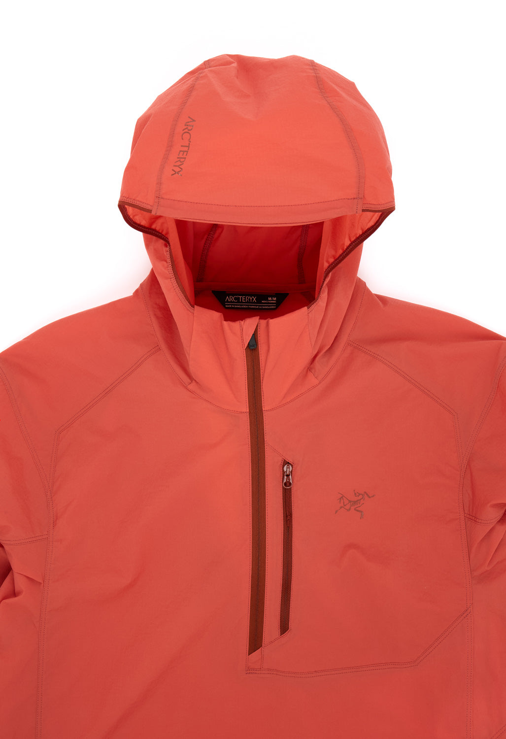 Arc'teryx Men's Ossa 1/2 Zip Hoody - Stone Red