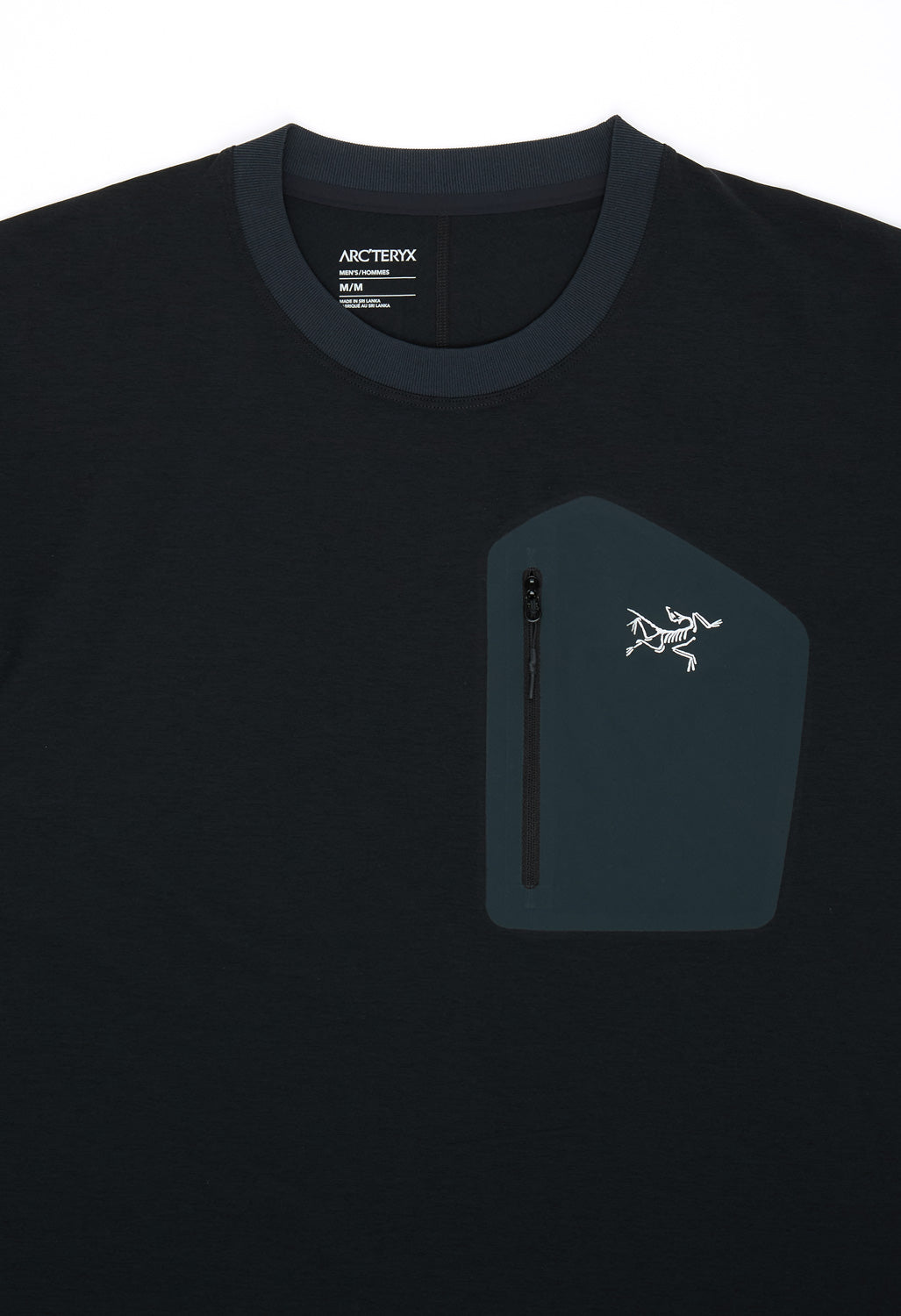 Arc'teryx Men's Konseal Pocket Short Sleeved T-Shirt - Black / Grey