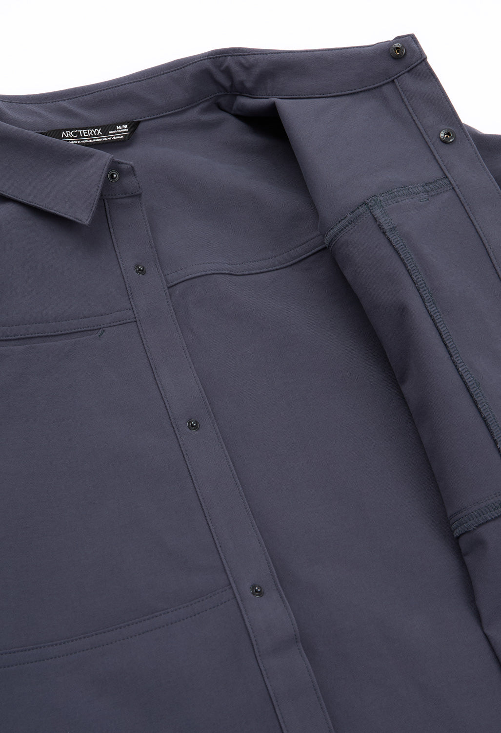 Arc'teryx Men's Cronin Cotton Overshirt - Dark Stratus