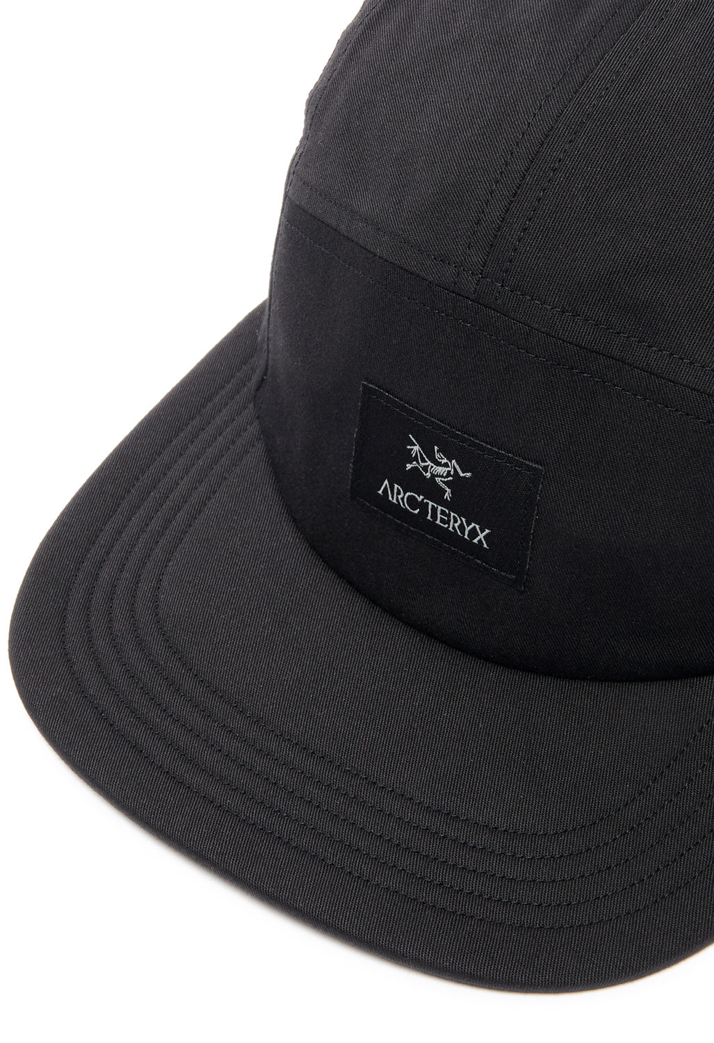 Arc'teryx Five Panel Label Hat - Black