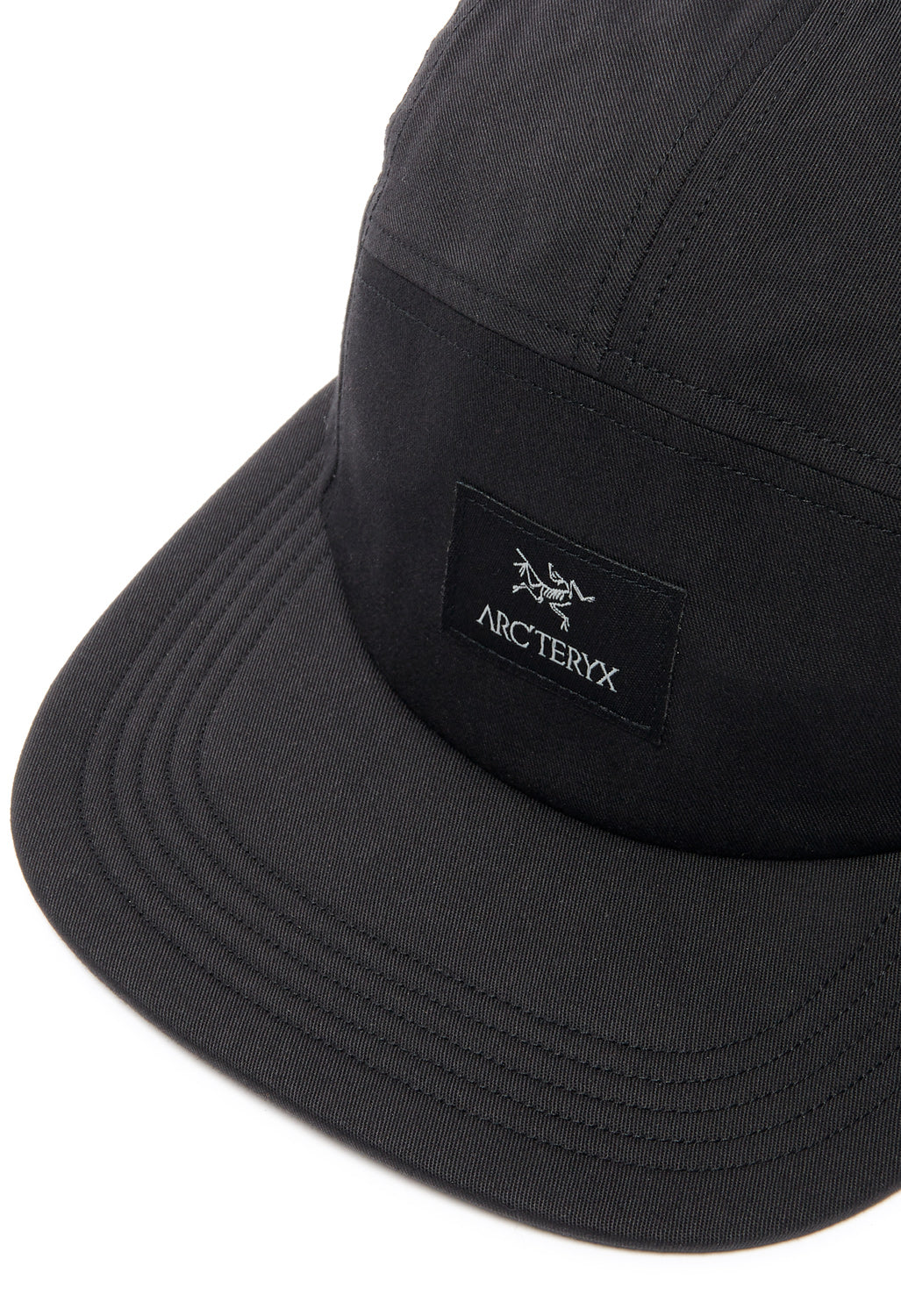 Arc'teryx Five Panel Label Hat - Black
