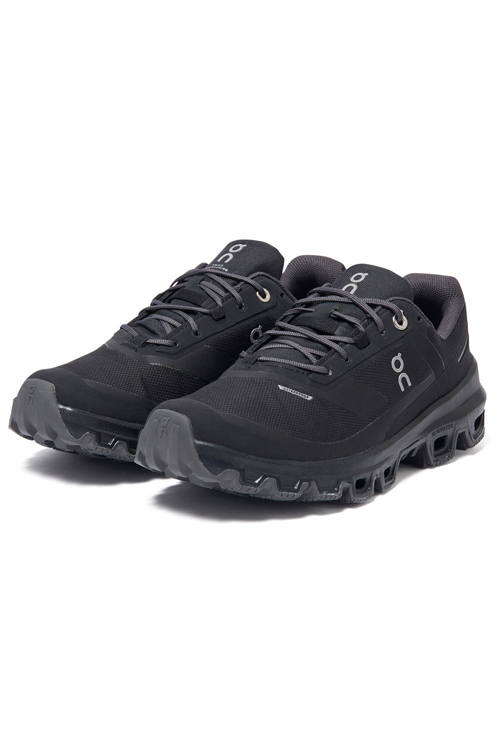 On Cloudventure Waterproof Women's Trail Shoes - Black