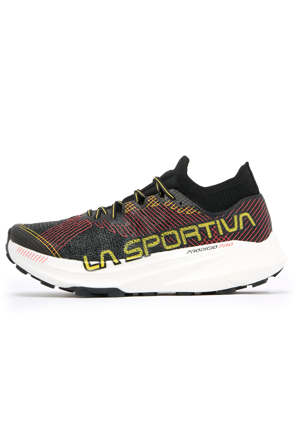 La Sportiva Men's Prodigio Pro Trail Running Shoes - Black / Yellow