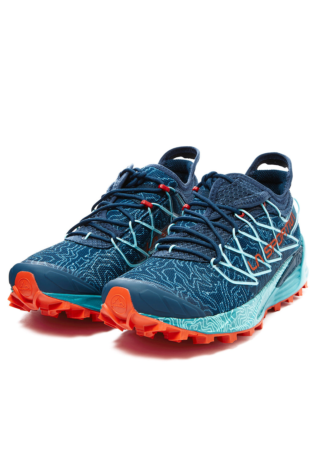 La Sportiva Mutant Women's Trail Shoes - Storm Blue/Cherry Tomato